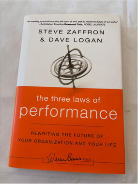 The Three Laws of Performance Book by Steve Zaffron & Dave Logan #E99